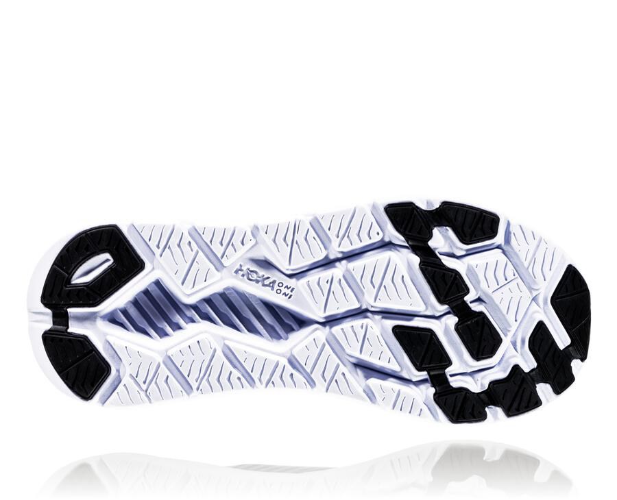 Hoka One One Mens Running Shoes - Rincon - Black/White - XBKL14265
